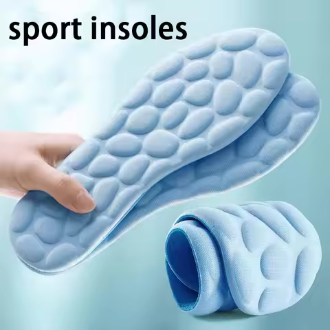 2pcs/4pcs Foot Massage Insole Breathable Comfort Soft Insole Memory Foam Sole Men's & Women's Sports