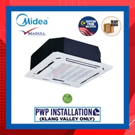 MIDEA Ceiling Cassette Air Cond R32 Non Inverter 1.5HP / 2.0HP / 2.5HP / 3.0HP MCDX-CRN8 / MOUX-CN8 Series