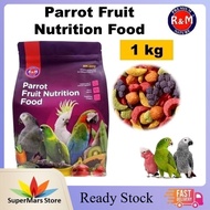 R&M Parrot Fruit Nutrition Food / Zupreem Parrot Fruit Blend / Bird Food - 1KG (80053)