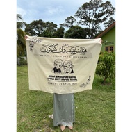 BANNER KLASIK KAIN BELACU PELBAGAI SAIZ (3 ft)