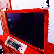 Bando Tv Led 17 - 32 Dan 40 - 43 Inch Terbaru 1 Set Taplak Meja Tv Dan Sarung Remote Bulu Rasfur Tap