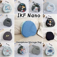 【超值】For IKF Nano Headphone Case Innovation Cartoon Headset Storage Bag EVA Earpads Casing Box