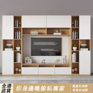 電視櫃 TV cabinet 玻璃櫃 可上門度尺 可訂造 包送貨 全屋定制 電視櫃茶几組合 實木電視櫃 實木櫃 儲物櫃 茶几 木台 包送貨 大容量 省空間 收納分區 I-IDS1108-2F