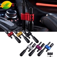 REBUY Shift Knob Extension, Adjustable With Three Adapters Gear Shift Knob Extender, New Aluminum H 