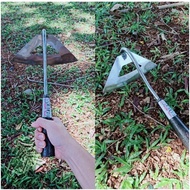 Cangkul Rumput Hollow Hoe (50cm+660g) Cangkul Berongga Weedi Cangkul Rumput Tanah Besi cangkul mini 