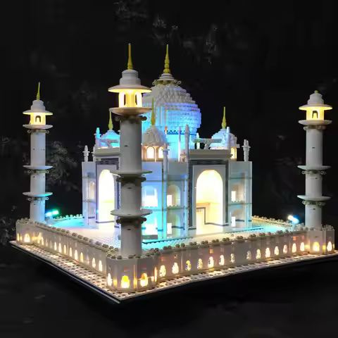LED Lighting Set Suitable for LEGO 10189 Creator Taj Mahal Compatible with 10256 17001 17008 Buildin