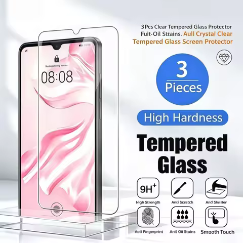 3PCS HD Tempered Glass For Huawei P40 P30 P20 Mate 20 Lite Y6 Y7 P9 P10 P Smart Z 2019 2018 Nova 3 P