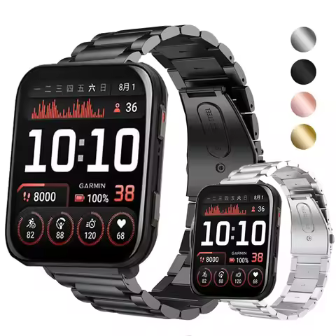 Watch Bracelet Strap for Garmin Venu X1 Smartwatch Stainless Steel Band for Garmin Venu X1 Metal Cor
