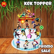 Kek Topper Boboiboy And Friend