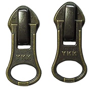 YKK 5CN コイルスライダー 2個セット アンチックG DALH