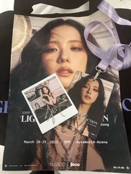 Jisoo 親筆簽名一套連環保袋