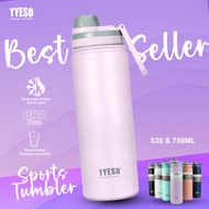 750ML Tyeso Insulated Tumbler Sports Water Bottle Thermos Tumbler Stainless Steel vacuum Cup