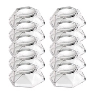 A210Pcs Acrylic Sphere Display Stand Holder - Ball Display Base - for Softball Tennis Ball
