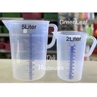 Jumbo Measuring Cup 2 Liter - 5 Liter Measuring Cup/ GreenLeaf Measuring Cup/