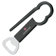 VICTORINOX 瑞士維氏 PET兩用開瓶器 可開玻璃瓶蓋保特瓶蓋 7.6912.all 155 x 45 x 10mm 40g  黑色  1支