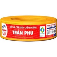 Tran Phu Electrical Wire 2x4.0mm – 2-Core Electrical Wire, Genuine, Roll Cut by Meter