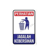 Acrylic Sign Himbauan Guard Cleaning Acrylic Sign