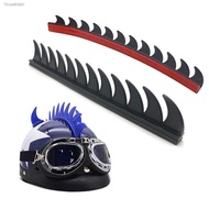 ❉☒ Rubber Dirt Biker Motocross Mohawk Biker Helmet Mohawks Spikes Motorcycle Helmet Mohawk Sticker M