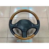 L700 L900 Daihatsu Gino Move Walnut Leather Air Bag Steering