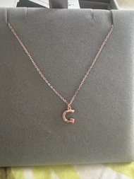Crudo necklace alphabet G