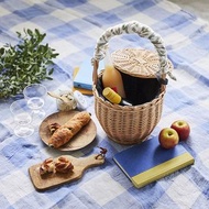 日本雜誌附錄  kippis 藤編野餐籃 織籃手袋 籃子包