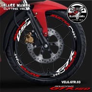 CUTTING STICKER RIM GTR - STICKER LIST VARIATION TIRE/VELG HONDA GTR 03
