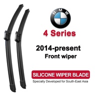 Car Wiper Blade for BMW 4 Series 2014-present (F32/F33/F36/G22/G23) Front Silicone Windshield Wiper