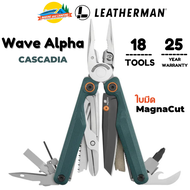 Leatherman Wave Alpha เครื่องมืออเนกประสงค์ ใบมีดทรง reverse tanto ผลิตจากเหล็กกล้า MagnaCut