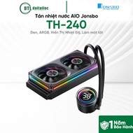 Jonsbo TH-240 AIO Water Cooler Black ARGB, Black Temperature Display Good Cooling | Genuine Genuine 
