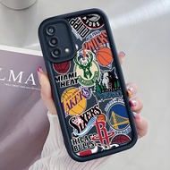 Casing hp for OPPO A74 A95 F19 F19s Reno 6 Lite Case Trend NBA Creative Style Case Celebrity All-inc