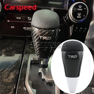 Real Carbon Fiber TRD Car Gear Shift Knob For Toyota Land Cruiser LC200 Interior accessories Gear Shifter Hand Ball