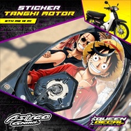 Astrea Grand Tank Sticker with One Piece Anime Character Design monkey D. Luffy Shanks (Akagami no S