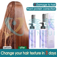 【Ready stock】South Korea hair straightener cream keratin treatment ubat lurus rambut rebonding strai