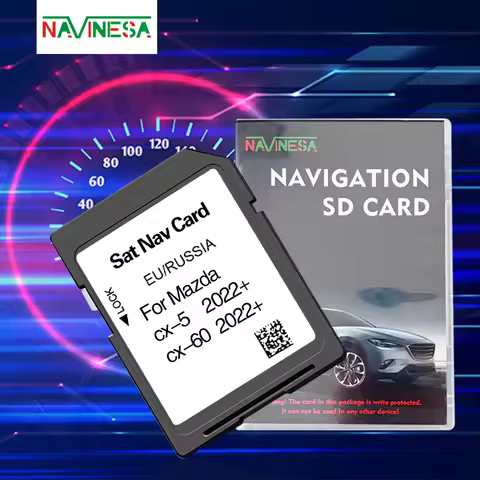 2022 New Navigation 32GB SD Map Card Sat Nav Card for Mazda CX-5 CX-60 Car Update 2022+ EU RUSSIA ma