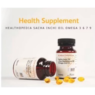 Healthopedia Sacha inchi oil + Sea Buckthorns oil omega 3,6,7,9 softgel (60 Softgels)