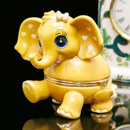 美國Bradford快樂小象2013年陶瓷音樂盒首飾盒音樂鈴 4色可選