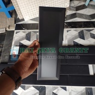 Keramik 10x30 Subway Bevel Black Matte Kw 2