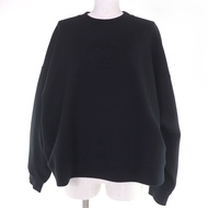 全新未使用☆GUCCI 838450 100%純棉G字圖案短衛衣 黑色 S碼 含衣架 義大利製造 正品女款