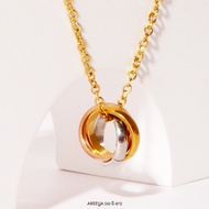 Genuine Stainless Steel Necklace With 3 Kings Pendant