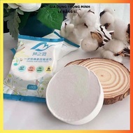 (COMBO of 5) GREEN COMPRESSED BATH TOWEL 73G - Thick Cotton, Fast Water Absorption