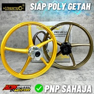 “Siap Poly Bush” HYPERTECH SP522 Custom Hub Sport Rim Y15ZR Y16 LC135/ Sp522 Cnc Custom Rim/ 1.6/1.6