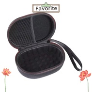 FAVORITEGOODS Mouse Storage Bag, Dustproof Waterproof Carring Mouse Protective Cover, EVA Hard Black
