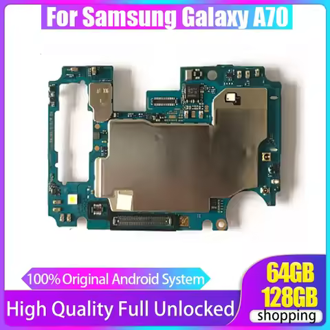 100% Unlocked For Samsung Galaxy A70 Motherboard 128GB SM A7050 A705F/GM/GN/FD A705U Mainboard Circu