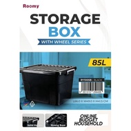 STORAGE BOX 85LITER / KOTAK PENYIMPANAN / MULTIPURPOSE BOX / MULTIUSE BOX / STORAGE BOX WITH WHEELS
