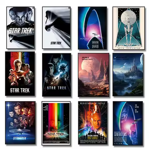 Film S-Star T-Trek Poster Canvas Painting Prints Poster Wall Art Picture Bedroom Living Room Wall Ba