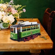 [Adepe] Tram Model Classic Photography Prop Tram Toy Collection for Bookshelf Bedroom Boys