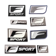 Cae 3D Metal F Sport Badge Emblem Decals Stickers For Lexus CT IS ES LS UX NX GX GX460 IS250 RX350 C