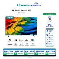 [NEW] Hisense 4K UHD Dual Band Wifi Smart TV / Television 电视机 (65"/58"/55"/50“/43”) E6K