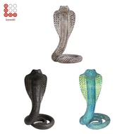 [Shiwaki3] Snake Statue Snake Sculpture Collectible Decor Sturdy Snake Toy Figure for Shelf
