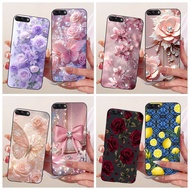 New Case For Asus Zenfone 4 ZE554KL Cover Z01KD Z01KDA Z01KS Popular Flower Bowknot Soft TPU Silicon